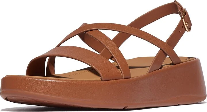 F-Mode Slingback Platform Wedge Slide Sandal - Image 8