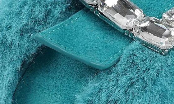 Fab Faux Fur Platform Sandal - Image 7