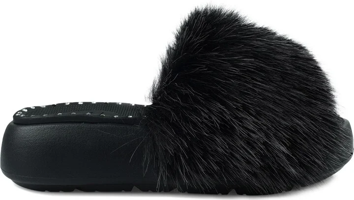 Fabbi Faux Fur Platform Sandal - Image 3