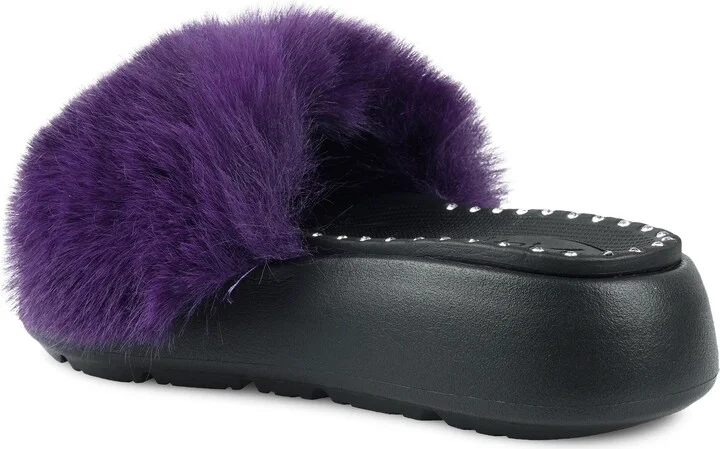 Fabbi Faux Fur Platform Sandal - Image 8
