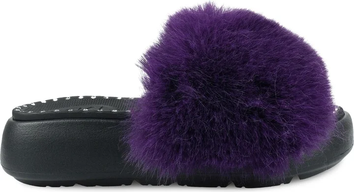 Fabbi Faux Fur Platform Sandal - Image 9