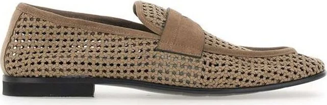 Fabi Woven Slip-On Loafers