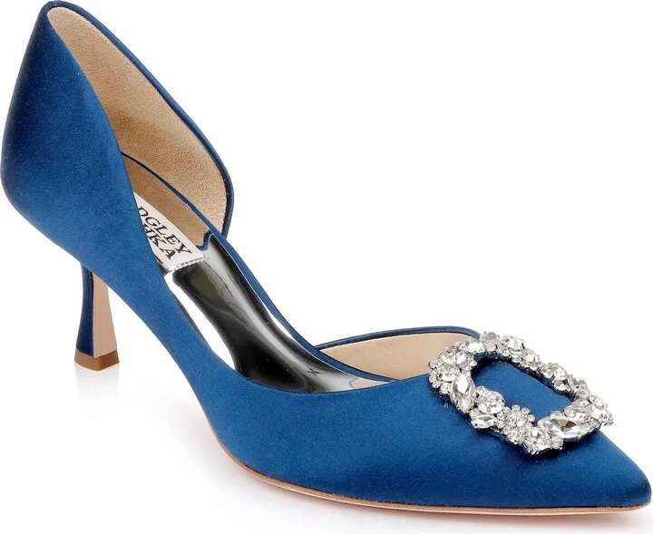 Navy Satin