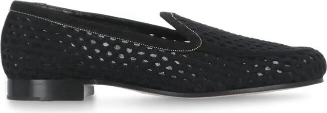 Fabiana Filippi All Over Perforated Round Toe Flat Shoes