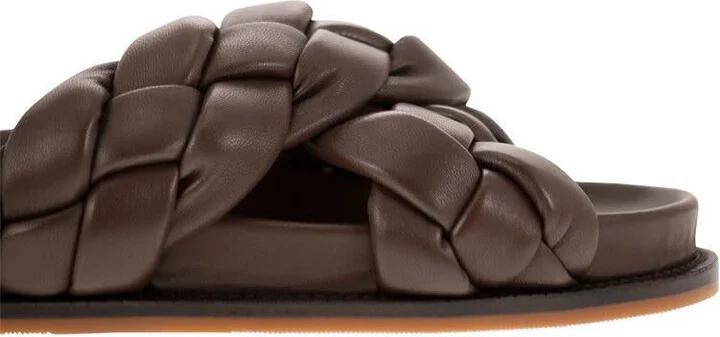 Fabiana Filippi Braided Leather Fussbett Sandal - Image 6