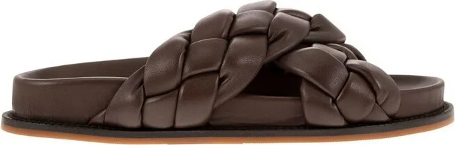 Fabiana Filippi Braided Slip-On Slides