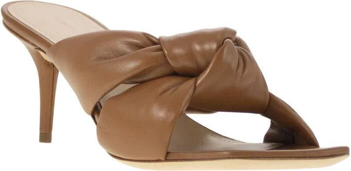 Fabiana Filippi Sandal Mules On Heel And Knot - Image 2