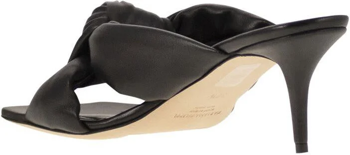 Fabiana Filippi Sandal Mules On Heel And Knot - Image 3