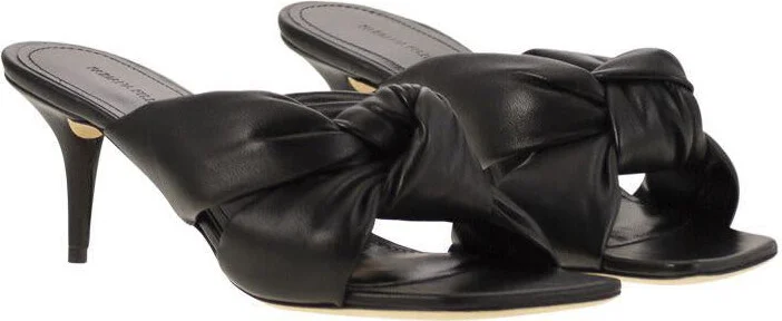 Fabiana Filippi Sandal Mules On Heel And Knot - Image 4