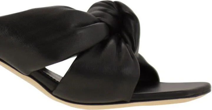 Fabiana Filippi Sandal Mules On Heel And Knot - Image 6