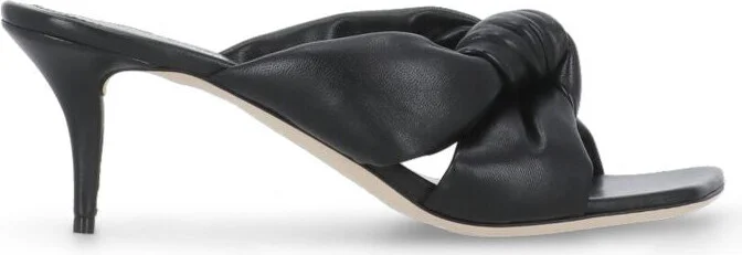 Fabiana Filippi Sandal Mules On Heel And Knot