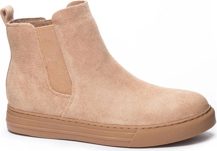 Fabina Womens Leather Pull On Chelsea Boots
