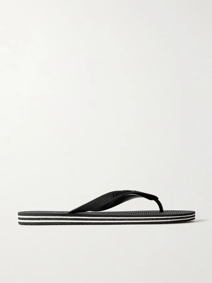 Fabio Logo-Embossed Rubber Flip Flops