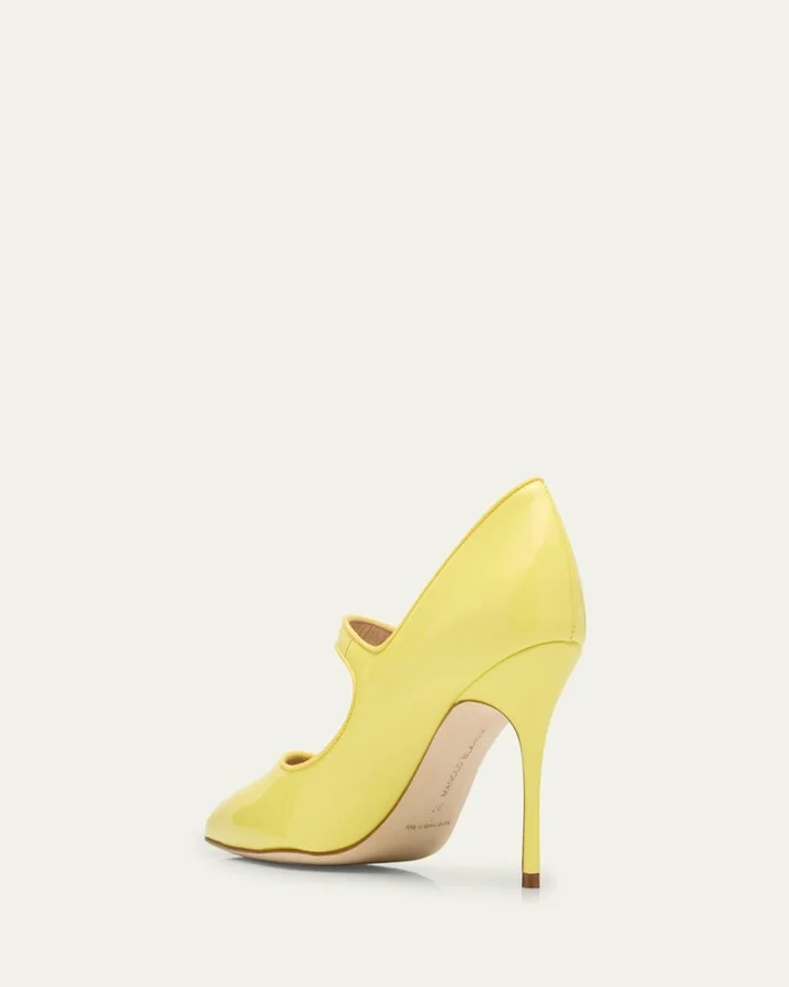 Fabio Patent Mary Jane Pumps - Image 3