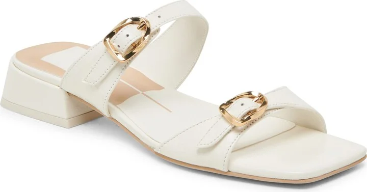 White Crinkle Patent