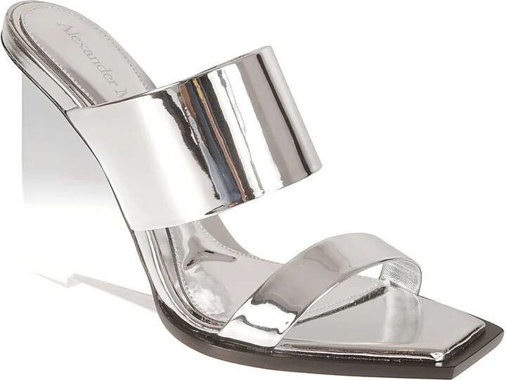 Fabric Metallic Sandals - Image 2