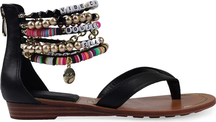 Fabulosa Beaded Ankle Cuff Sandal - Image 3