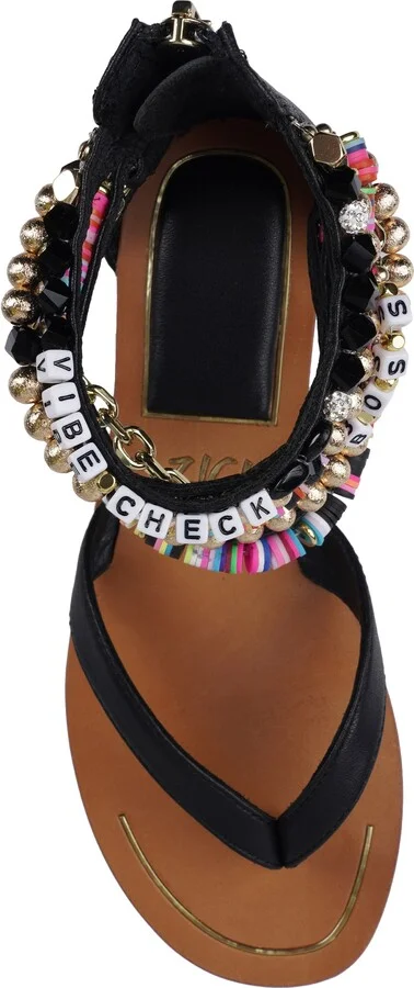 Fabulosa Beaded Ankle Cuff Sandal - Image 5