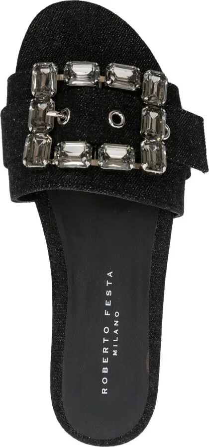 Fade denim slides - Image 4