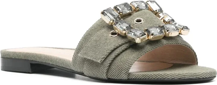 Fade denim slides - Image 2
