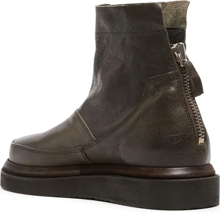 Faded Cal Leather Ankle Boots - Image 3