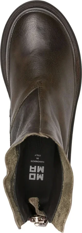 Faded Cal Leather Ankle Boots - Image 4