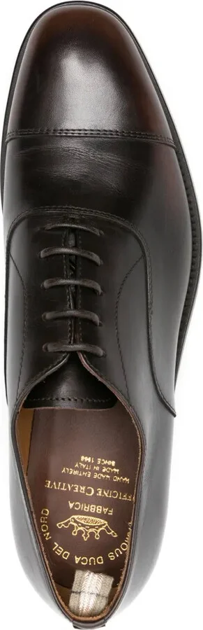 faded leather Derby shoes - Image 4