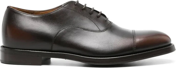 faded leather Derby shoes