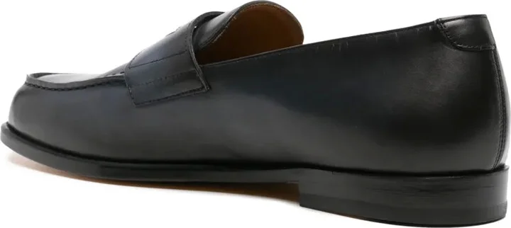 Faded Leather Penny Loafers - Image 3
