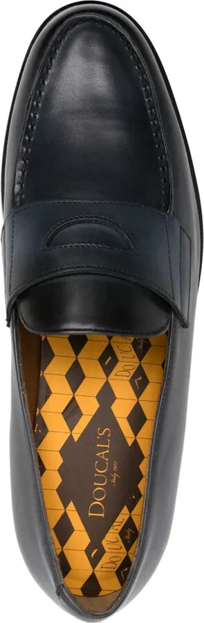 Faded Leather Penny Loafers - Image 4