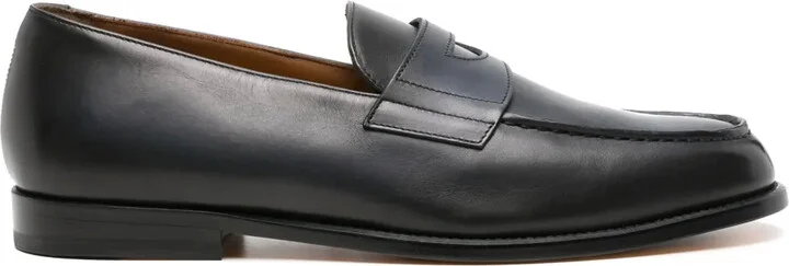 Faded Leather Penny Loafers
