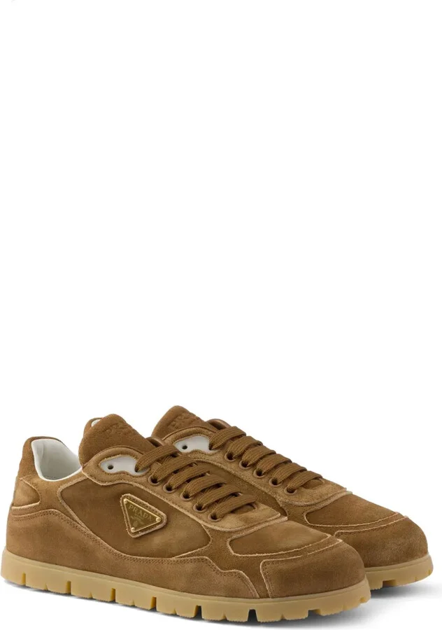 Faded suede sneakers - Image 2