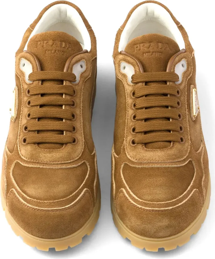 Faded suede sneakers - Image 4