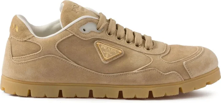 Faded-Suede Sneakers