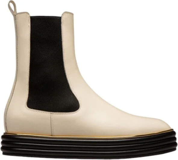 Faelisa 6239410 Women's Bone Calf Plain Combat Boots