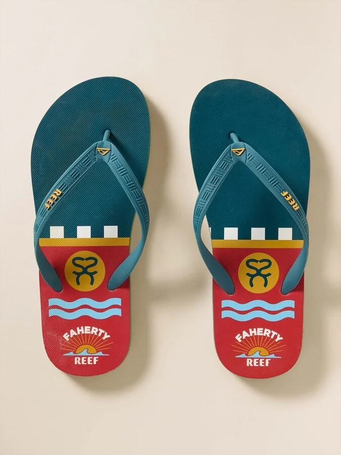Faherty X Reef Surf Ghana Flip Flop