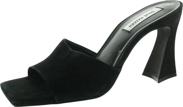 Fairfax Womens Solid Nubuck Block Heel