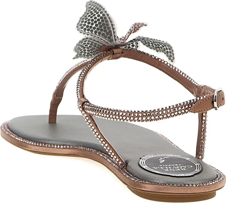 Fairy butterfly-embellished thong sandals - Image 2