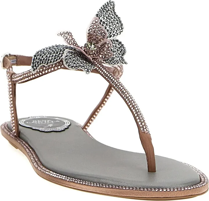Fairy butterfly-embellished thong sandals - Image 4