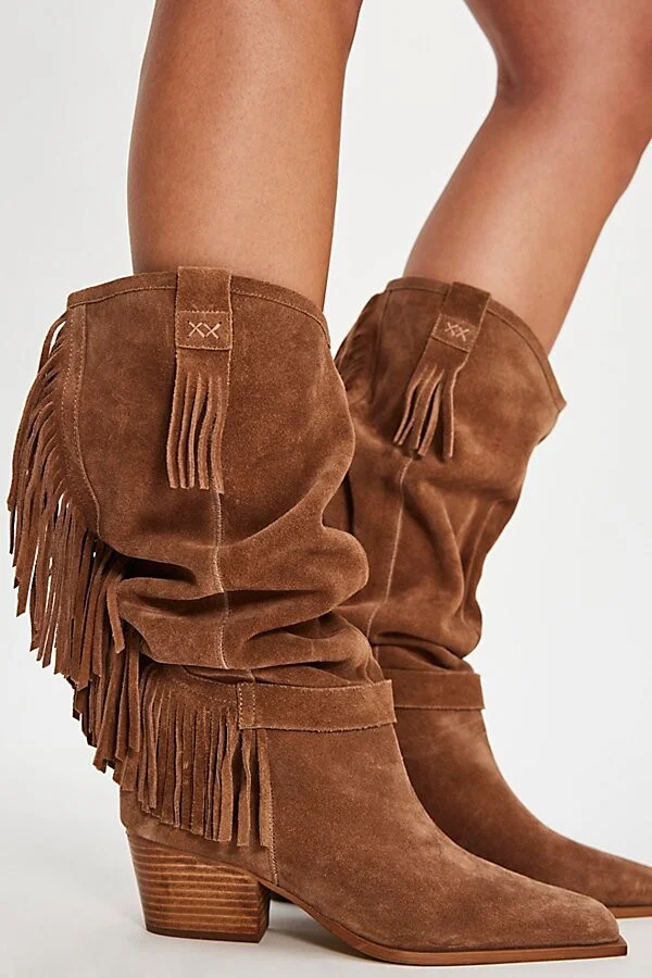 Faith Fringe Western Boots - Image 3