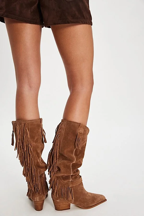 Faith Fringe Western Boots - Image 4