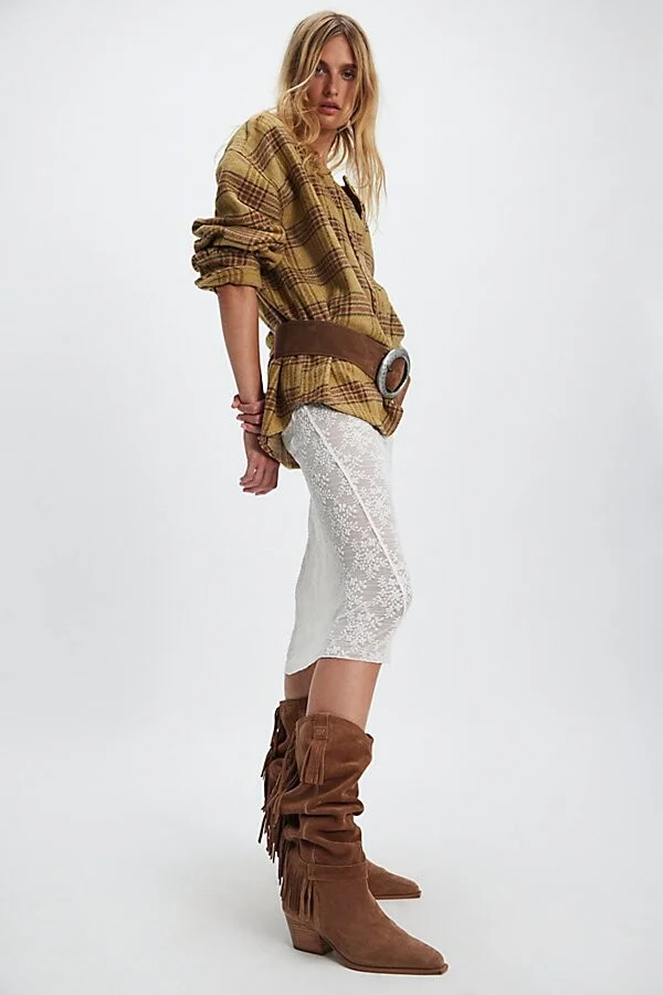 Faith Fringe Western Boots