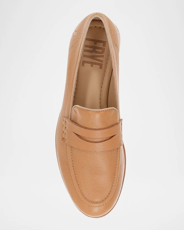 Faith Leather Classic Penny Loafers - Image 2