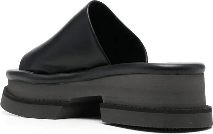 Faith platform leather sandals - Image 3