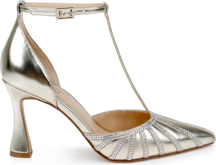 Faithlyn T-Strap Pointed Toe Pump - Image 9