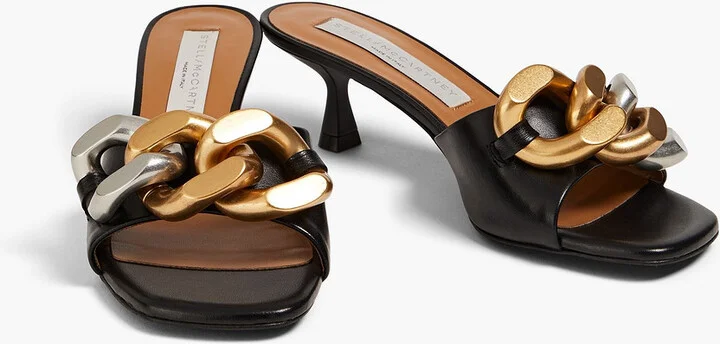 Falabella 50 chain-embellished mules - Image 2