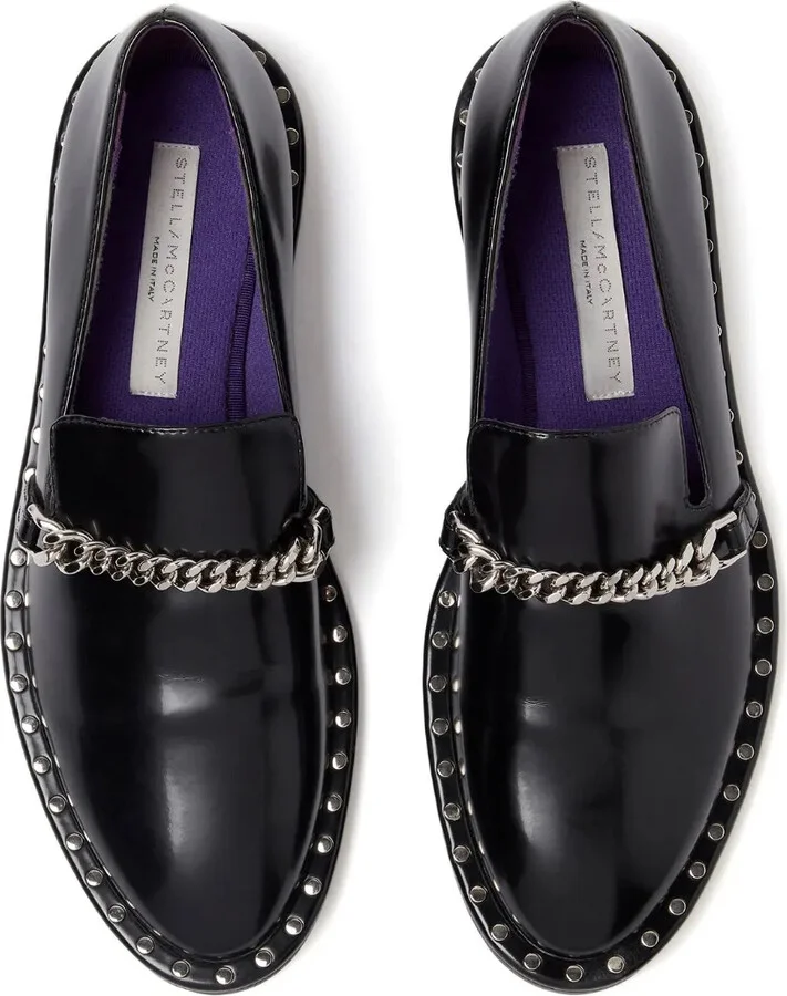 Falabella chain-link detailing loafers - Image 4