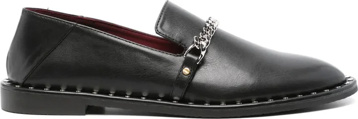 Falabella leather loafers