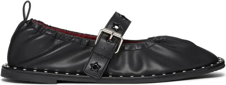 Falabella studded ballerina shoes