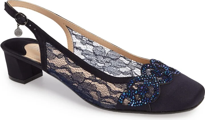 Navy Satin